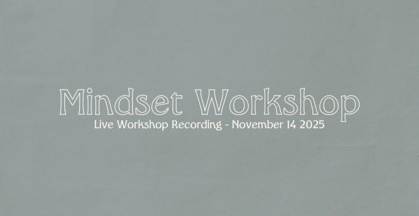 Workshop - Mindset