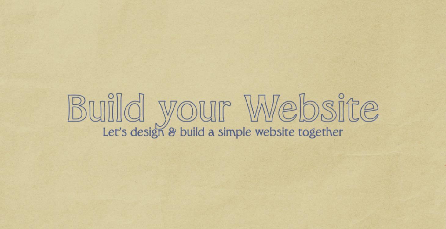Build your own website
