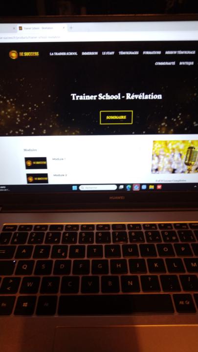 Traîner school c'est parti 🚀