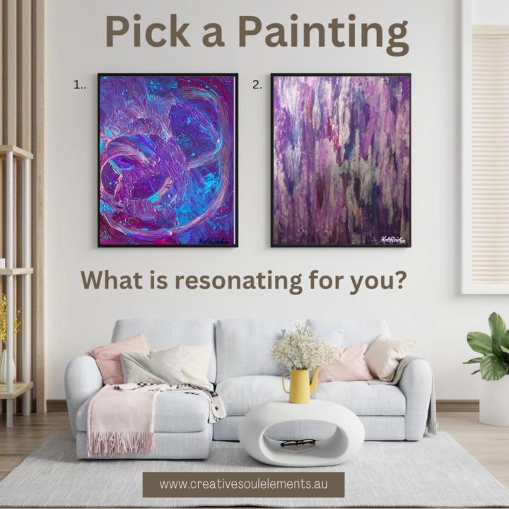 Let's Pick a Painting - What is Resonating for You!!