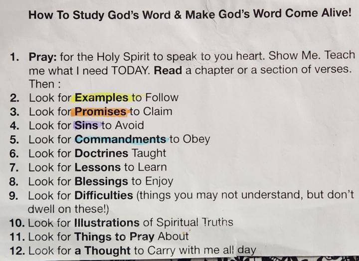 How to Study the BIBLE 