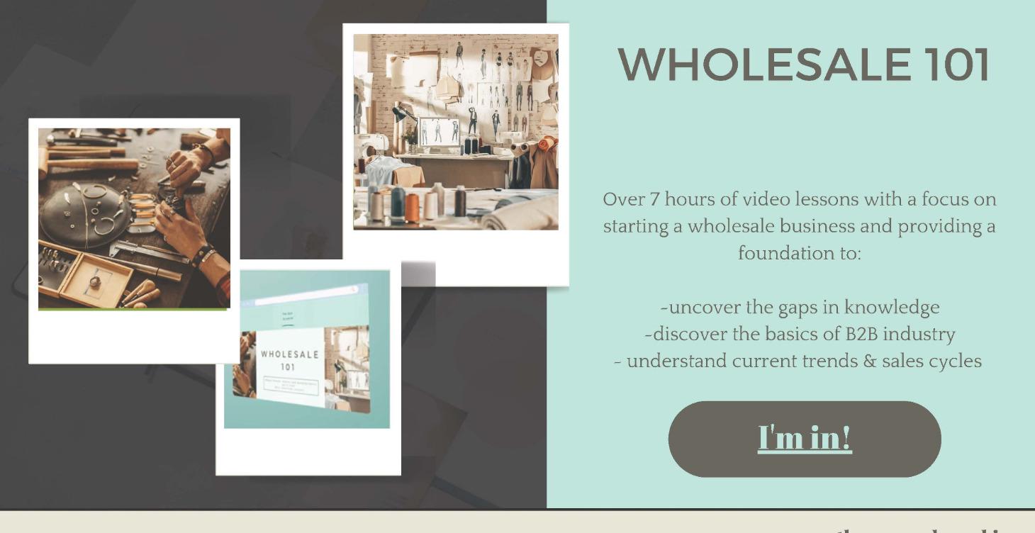 Wholesale 101 - full course