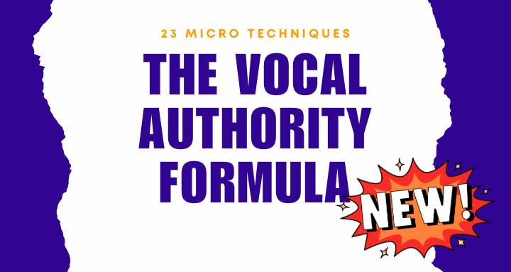 The Vocal Authority Formula - KICKOFF 🚀