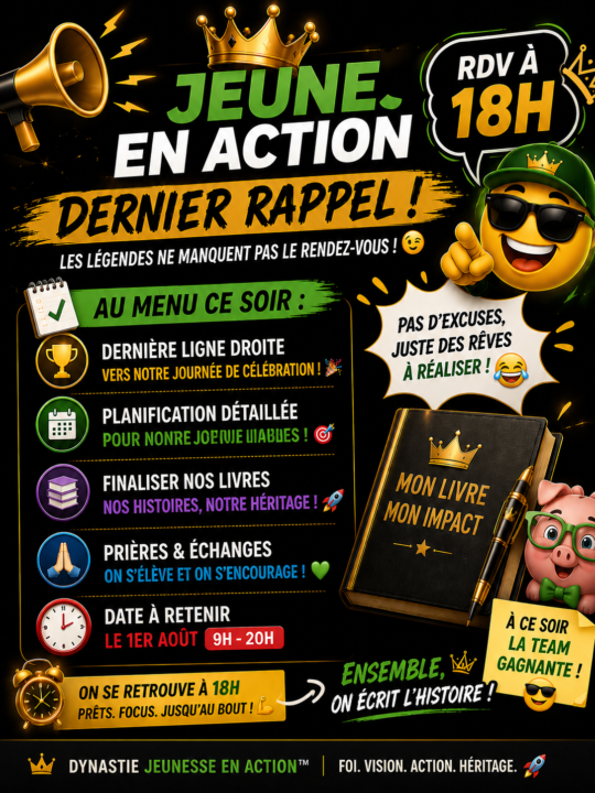   🔥 Dernière ligne droite… Les légendes s'activent ! 👑📚🚀