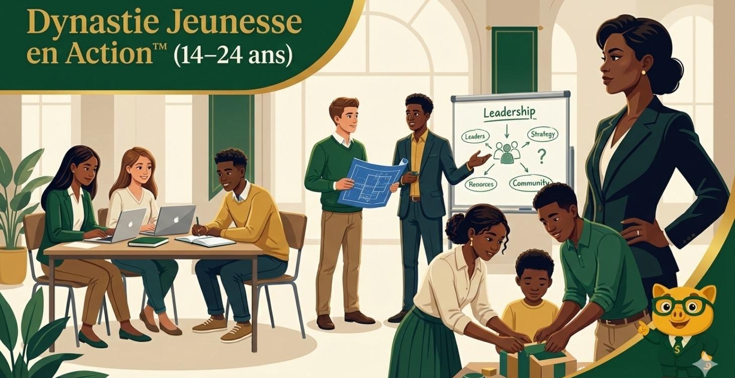 🟩 B. Dynastie Jeunesse en Action™ –  14–24 ans