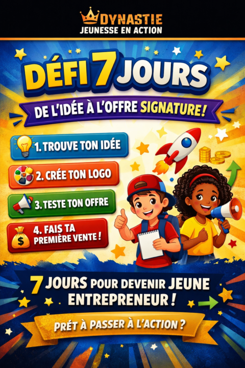 👑 DÉFI 7 JOURS — “DE L’IDÉE À L’OFFRE SIGNATURE”