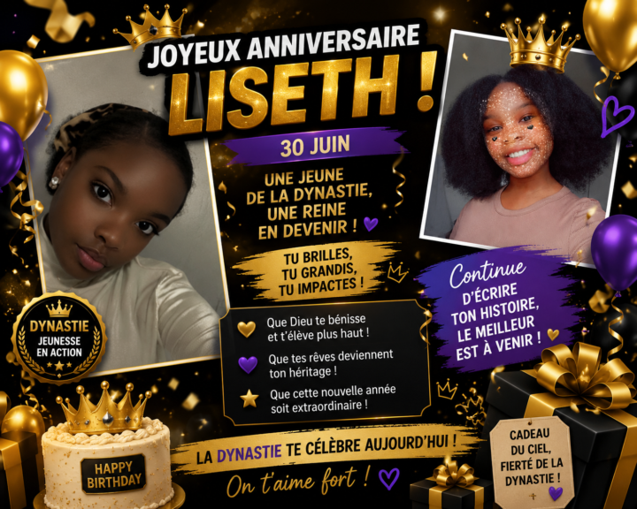 🎉👑 SHOUT OUT LOUD ! JOYEUX ANNIVERSAIRE LIZETH ! 🎂🥳🎁