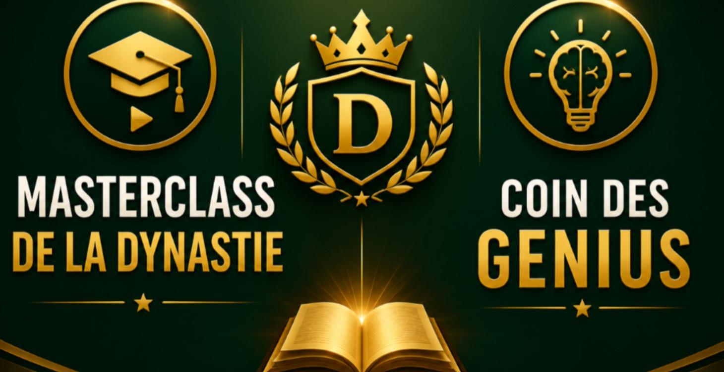 Masterclass Dynastie™ – Le Coin des Génies 💡👑