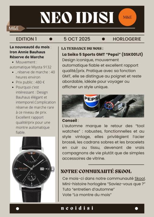 Newsletter du mois d’octobre 2025