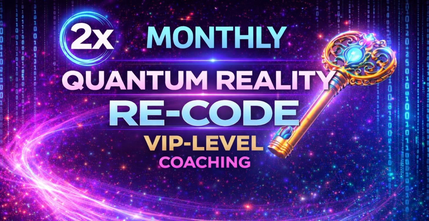 LIVE 2X Monthly VIP COACHING Reality Re-Code