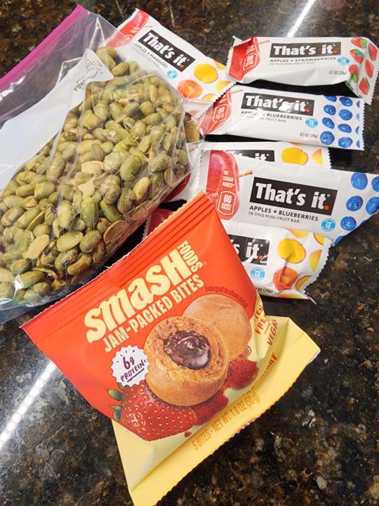 Foods I travel with