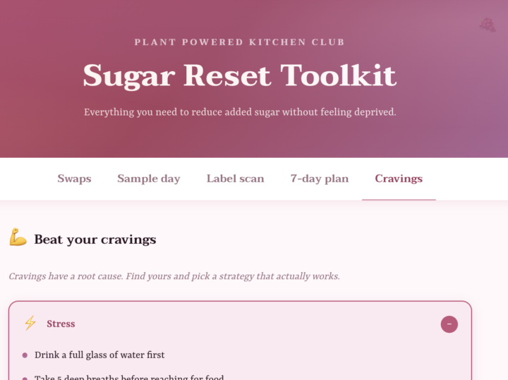 Sugar Reset Toolkit