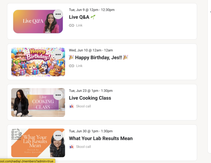 June events are here!