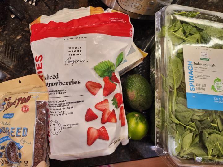 Shopped for the smoothie challenge