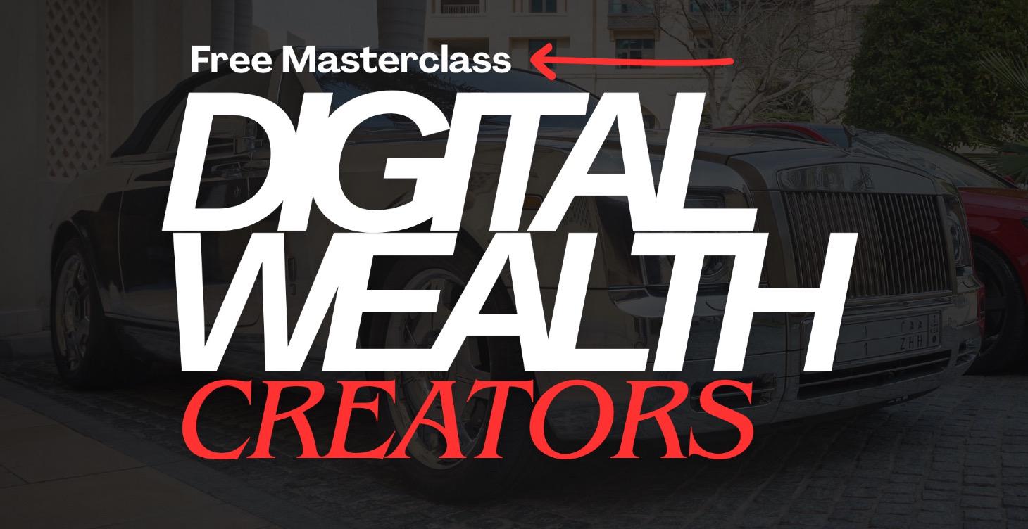 Free Masterclass- Make Money W/ Digital Products