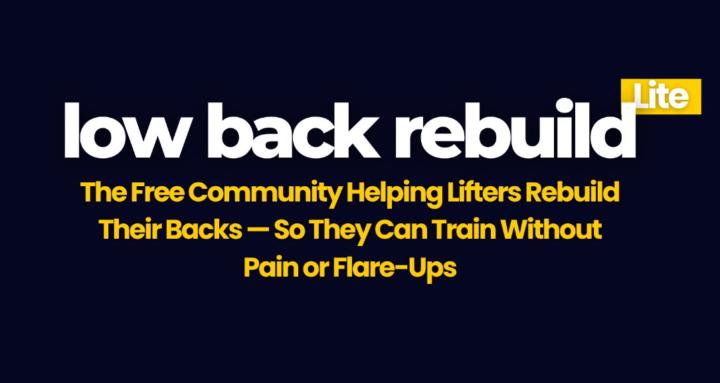 Low Back Rebuild [Lite]