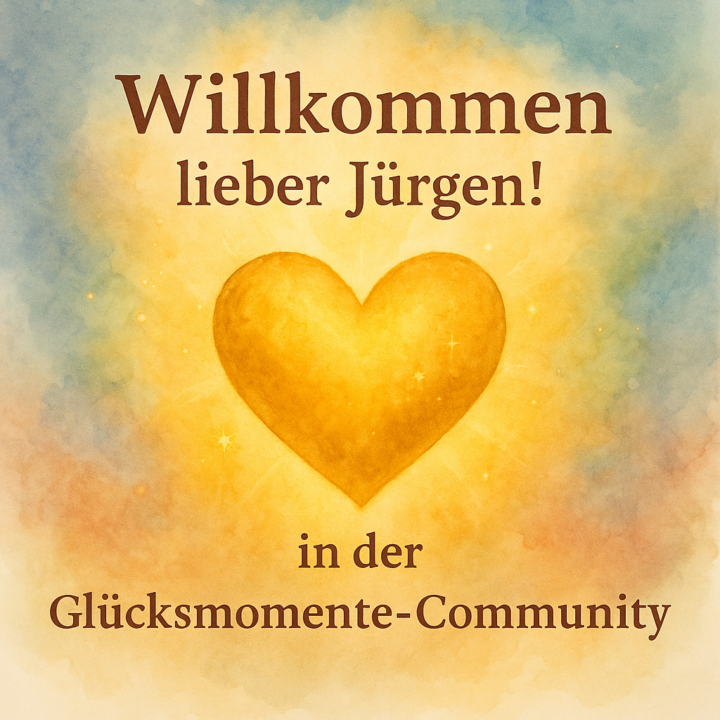 Herzlich willkommen lieber Jürgen…