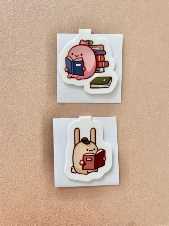 First Try Making Magnetic Bookmarks