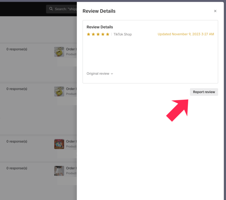 New Review Updates on TikTok Shop