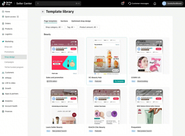 Updated Templates Library | Get Inspired by Top Sellers
