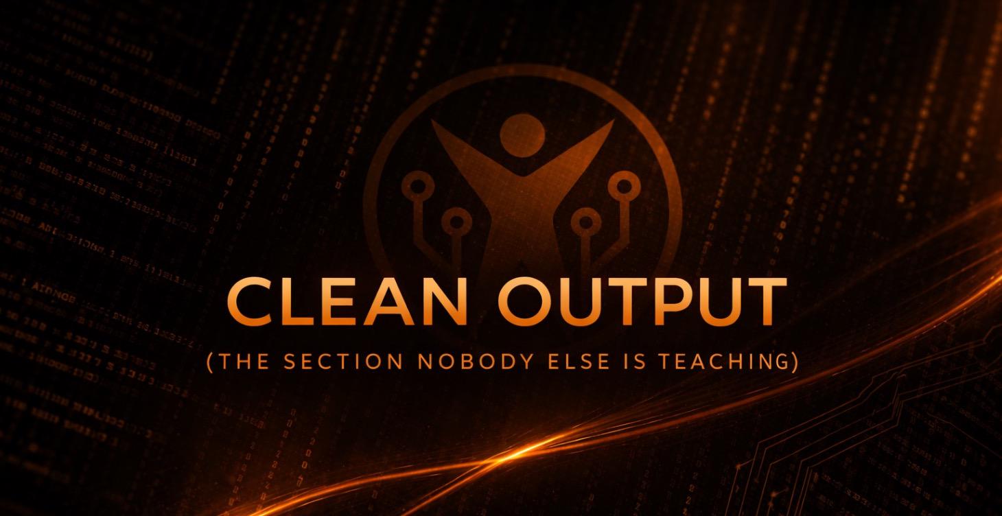 Clean Output