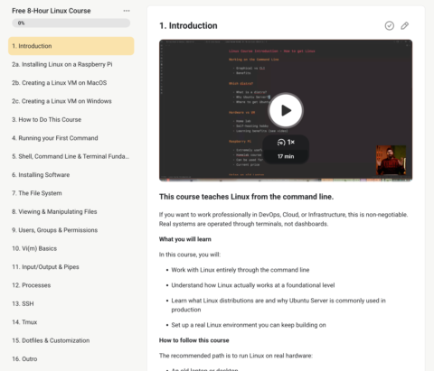 Free Linux Course gallery image