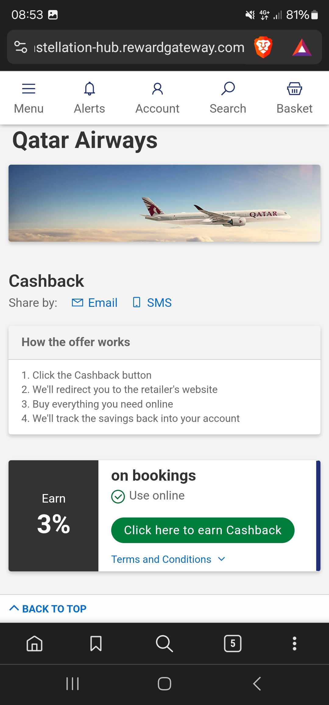 Flights cashback · Credit Club