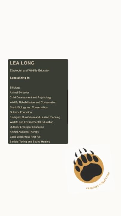 Meet the Ethologist, Founder, and Educator of Creature Connection 