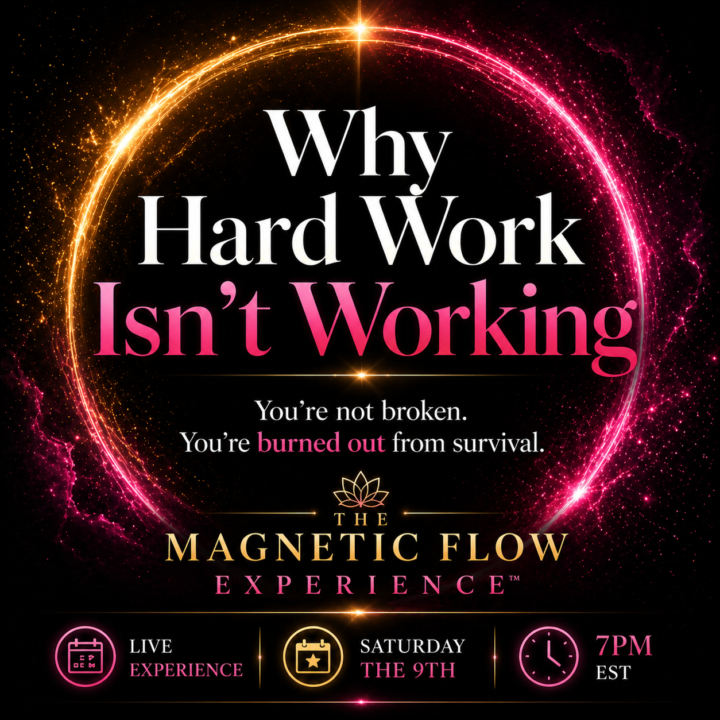 ARE YOU COMING? ✨ YOU’RE INVITED ✨ - THE MAGNETIC FLOW EXPERIENCE™ From Survival → Self Trust → Creation