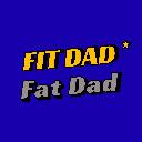 Logo Fit Dad Fat Dad