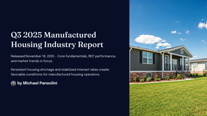 Q3 2025 Manufactured Housing Report