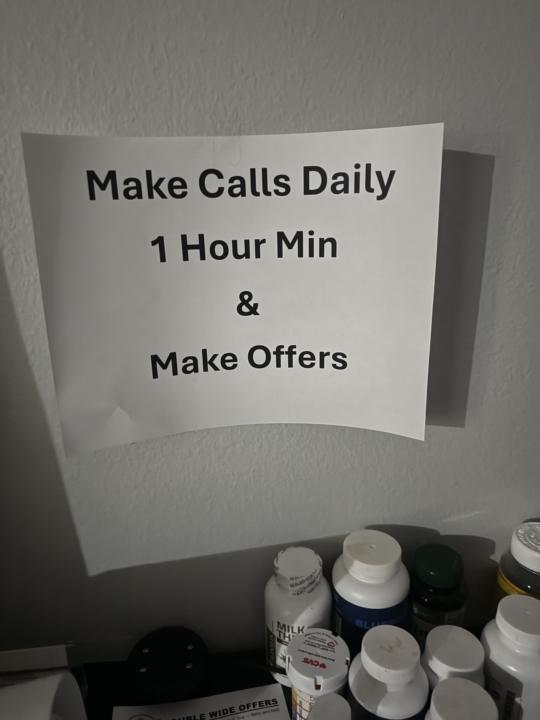 Dial to make offers. 