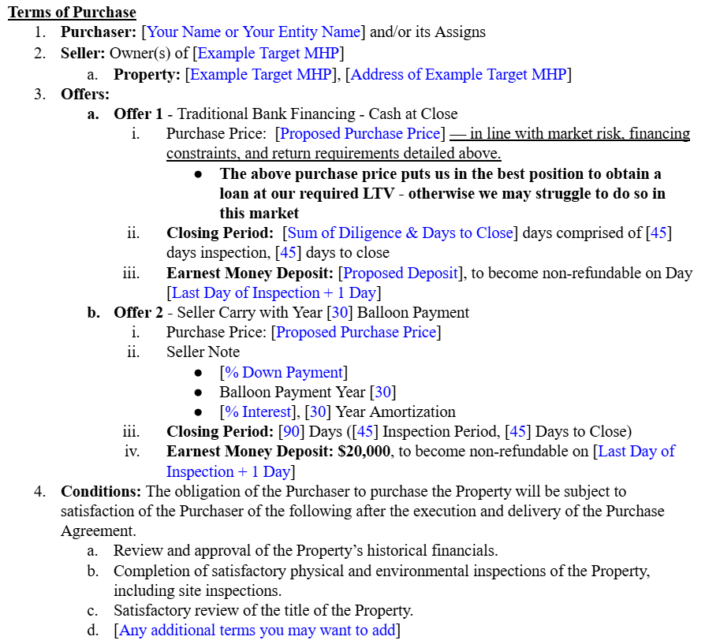 Now Tool Released: Multi-Offer LOI