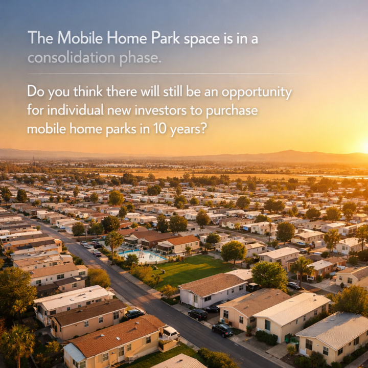 The Mobile Home Park space is in a consolidation phase.