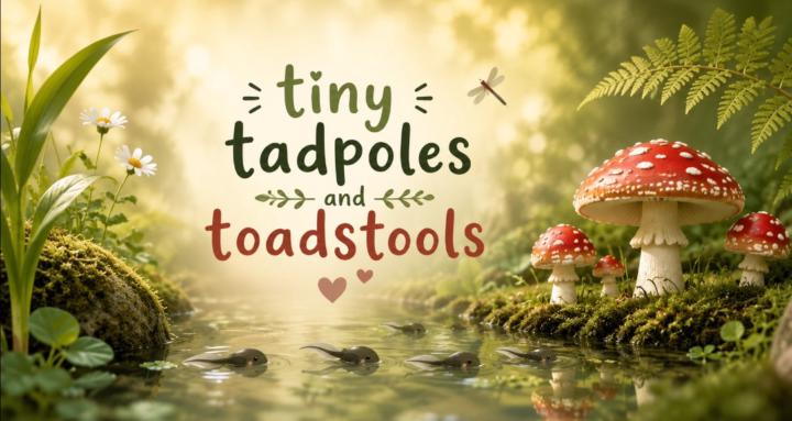 Tiny Tadpoles and Toadstools