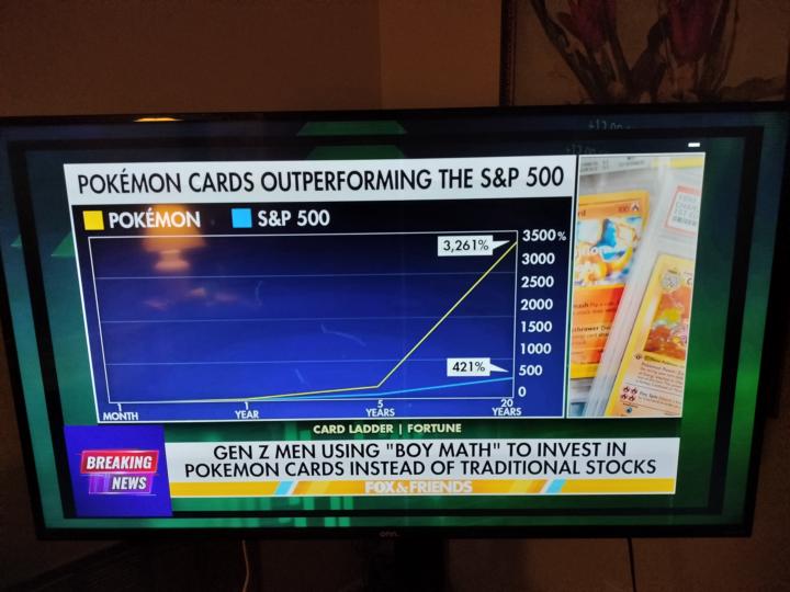 Pokemon cards outperforming the S&P 500!