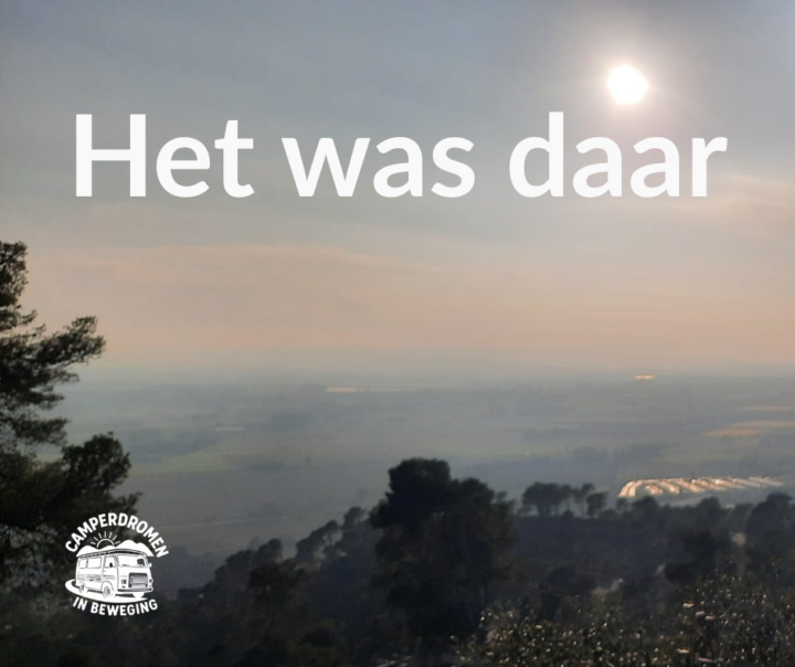 Het was daar.