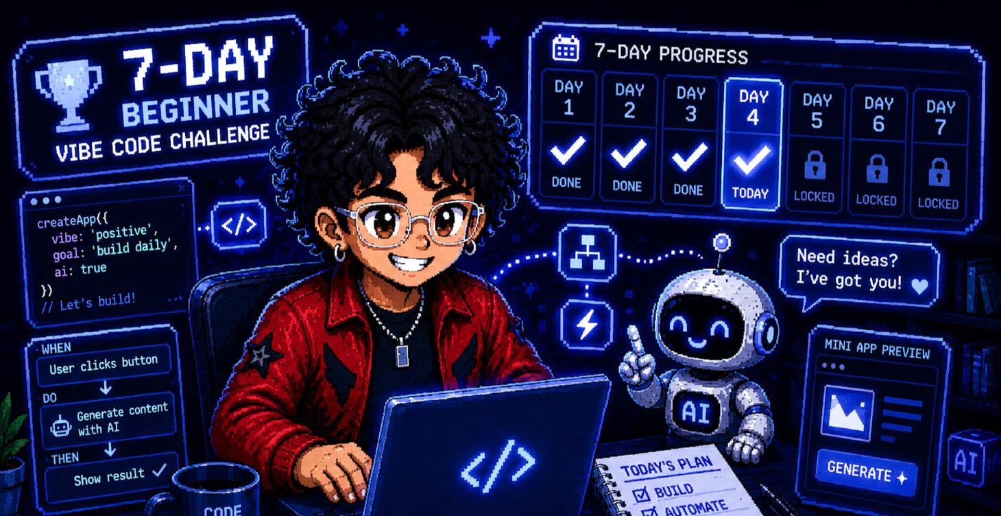 7-Day Beginner Vibe Code Challenge