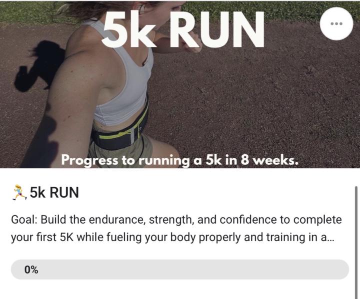 NEW PROGRAM🏃‍♀️5K RUN