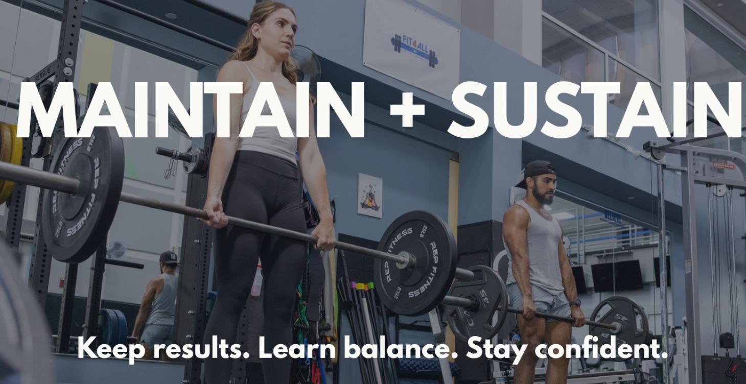 ⚖️ Maintain & Sustain