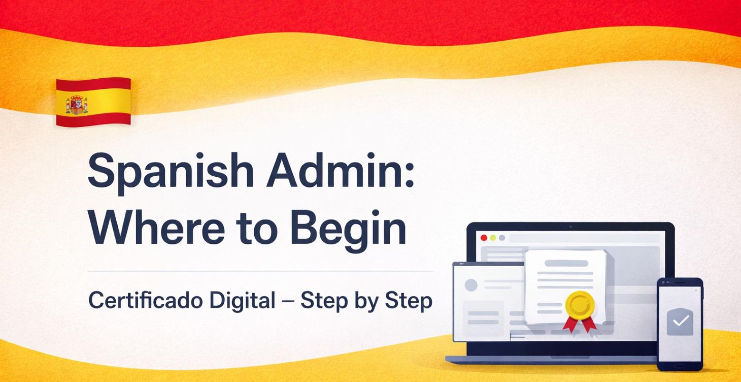 Spanish Admin: Where to Begin, Certificado digital