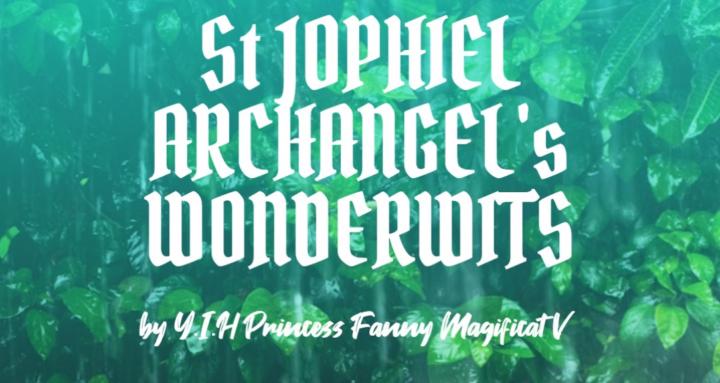 St JOPHIEL ARCHANGEL WONDERWIT