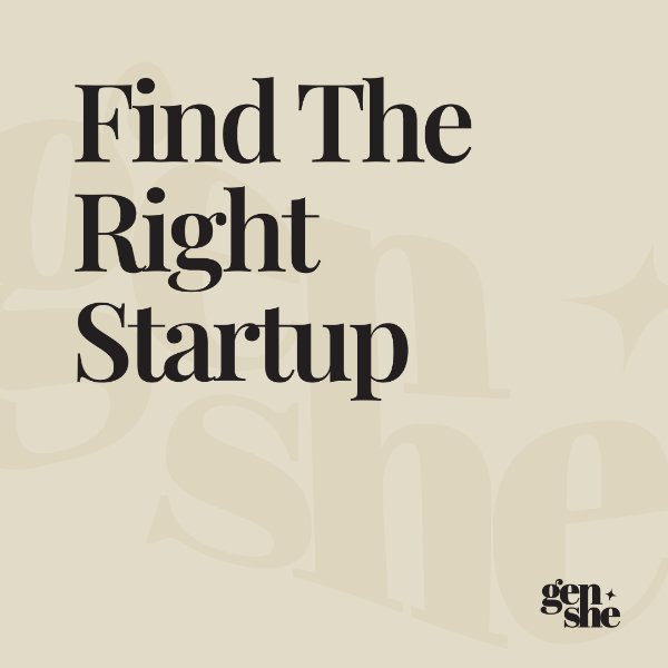 Finding the Right Startup
