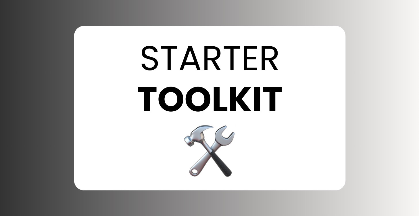 🛠️ Entrepreneur Starter Toolkit
