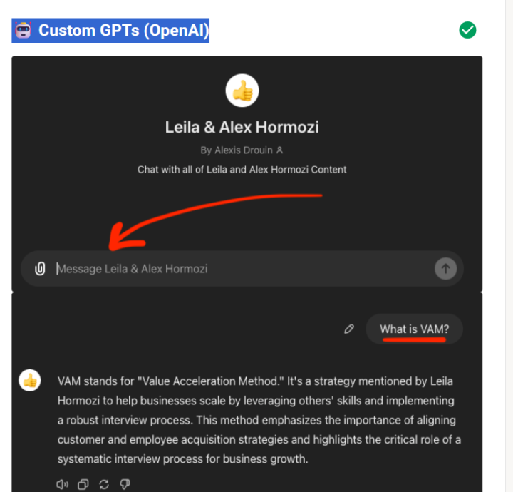 🤖 Custom GPTs (OpenAI) Leila & Alex 