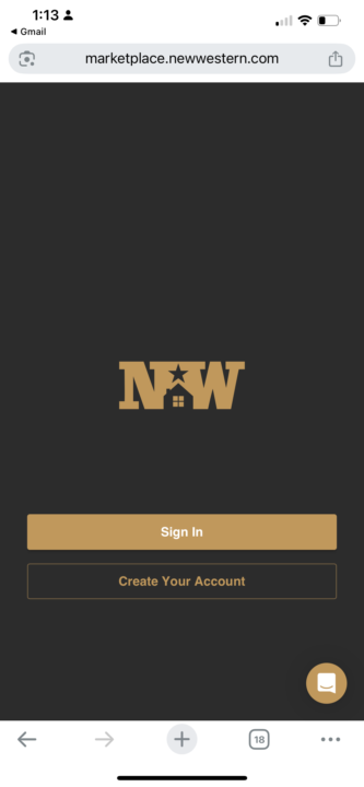 Important Notice: New Western Marketplace Account