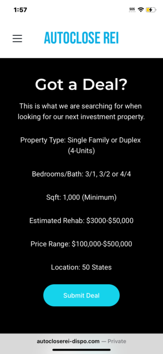 AUTOCLOSE REI: Buy Box Information 