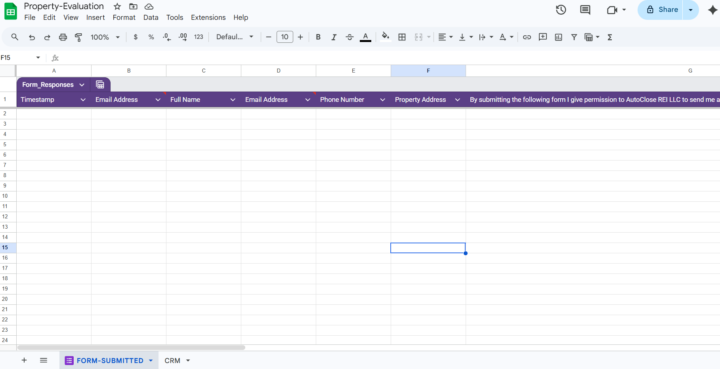 Foreclosures: Free CRM Set-UP