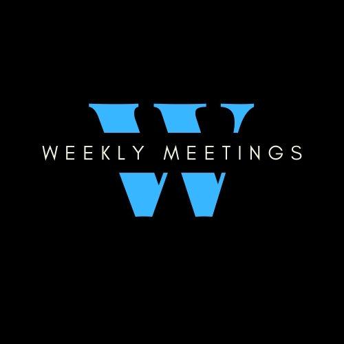 Weekly Meeting: Today January 10th @130PM EST