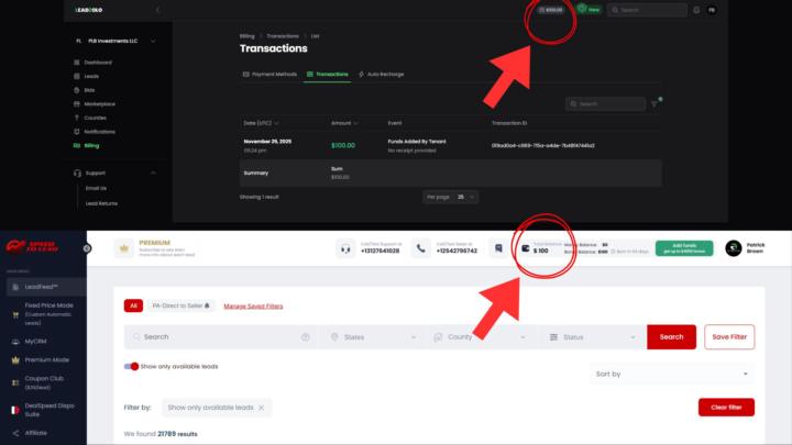 #1 Option Contract Holder: Earns 1-2 Pay Per Lead Seller(s)